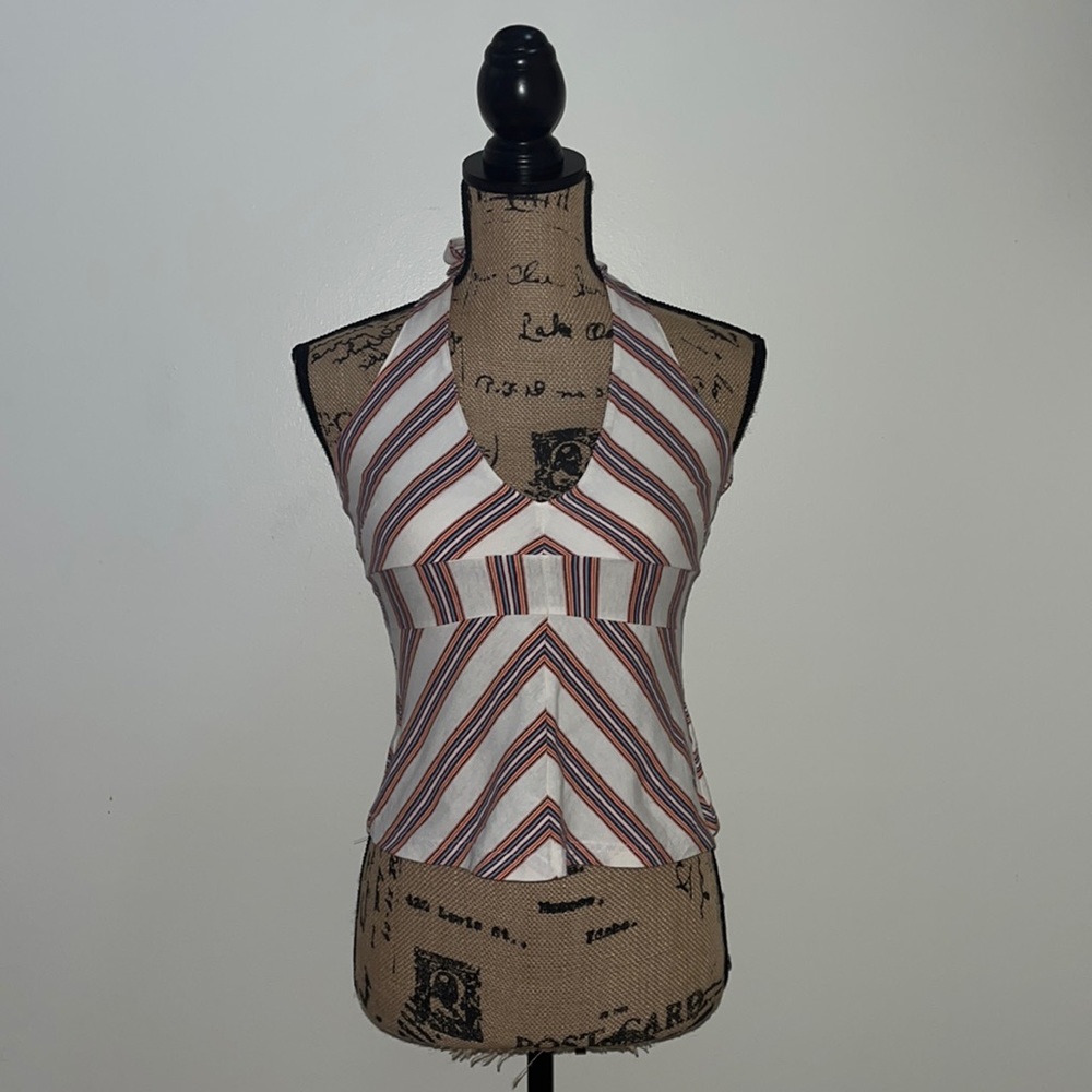 Y2K Cotton Halter Top